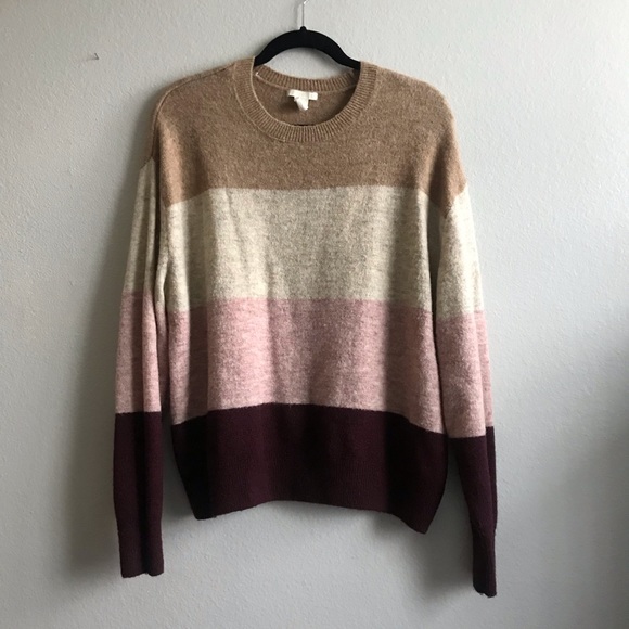 color block sweatshirt h&m
